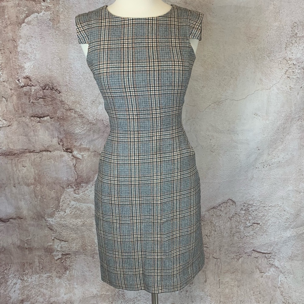 Plaid Wool Dress | J.Crew